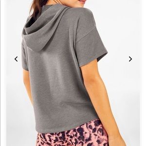 Fabletics High-Low Short Sleeve Sweatshirt